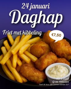 Daghap 24-1: Friet met kibbeling